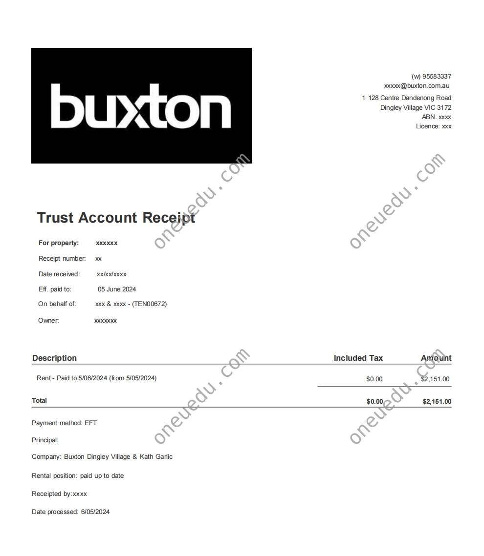 Rental Bills